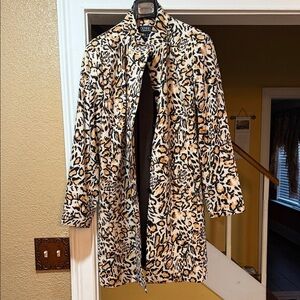 Dennis Basso Animal Print Jacket